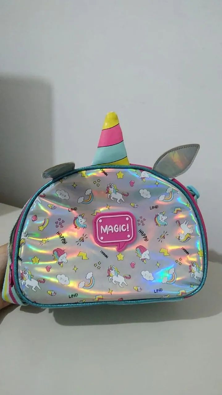 Kit mochila escolar ( Unicórnio )  - Foto 2
