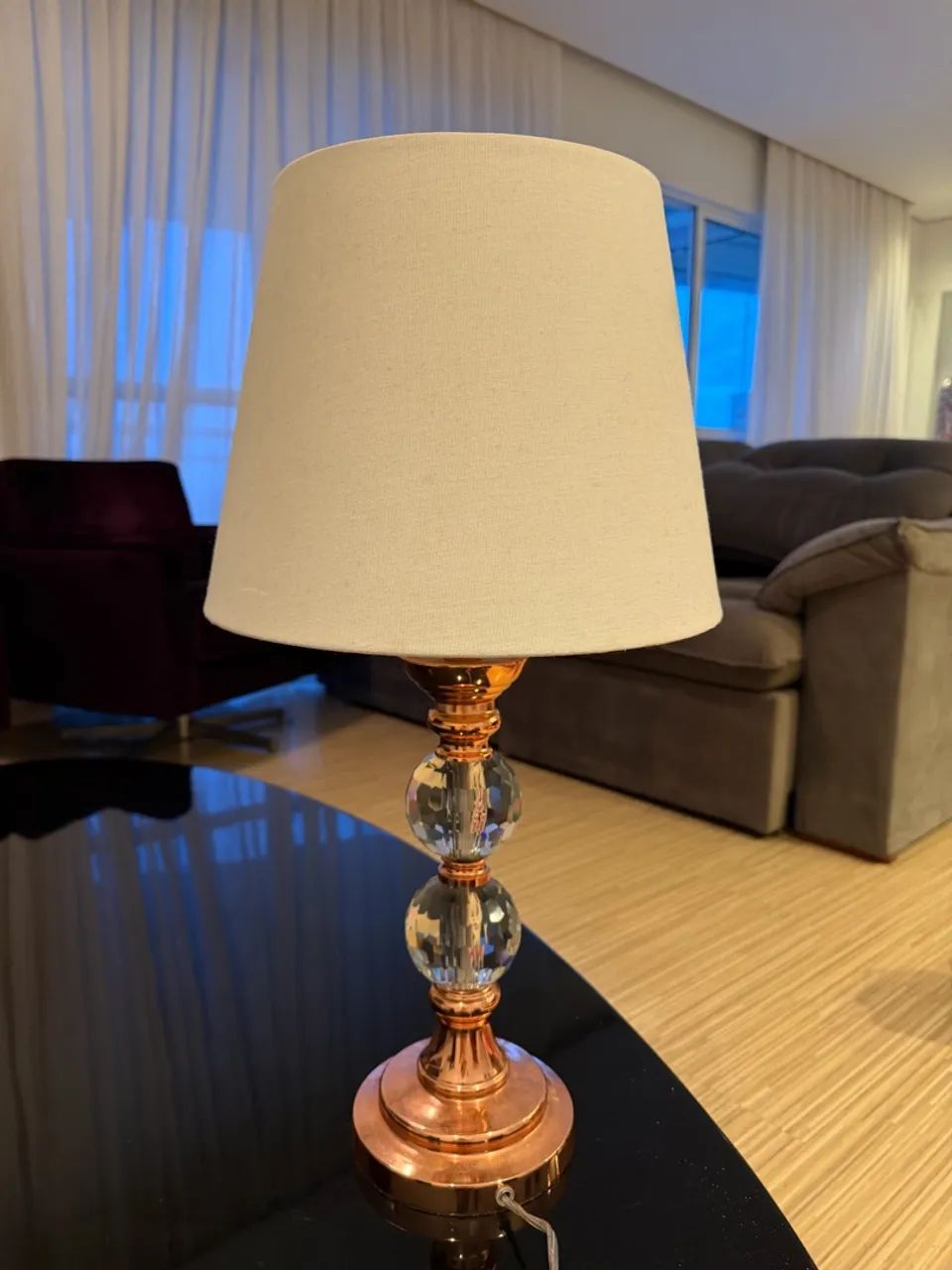 Abajour rose luxo 