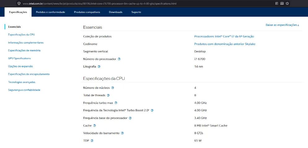 Processador Intel Core i7 6700 Skylake LGA1151 - Foto 3
