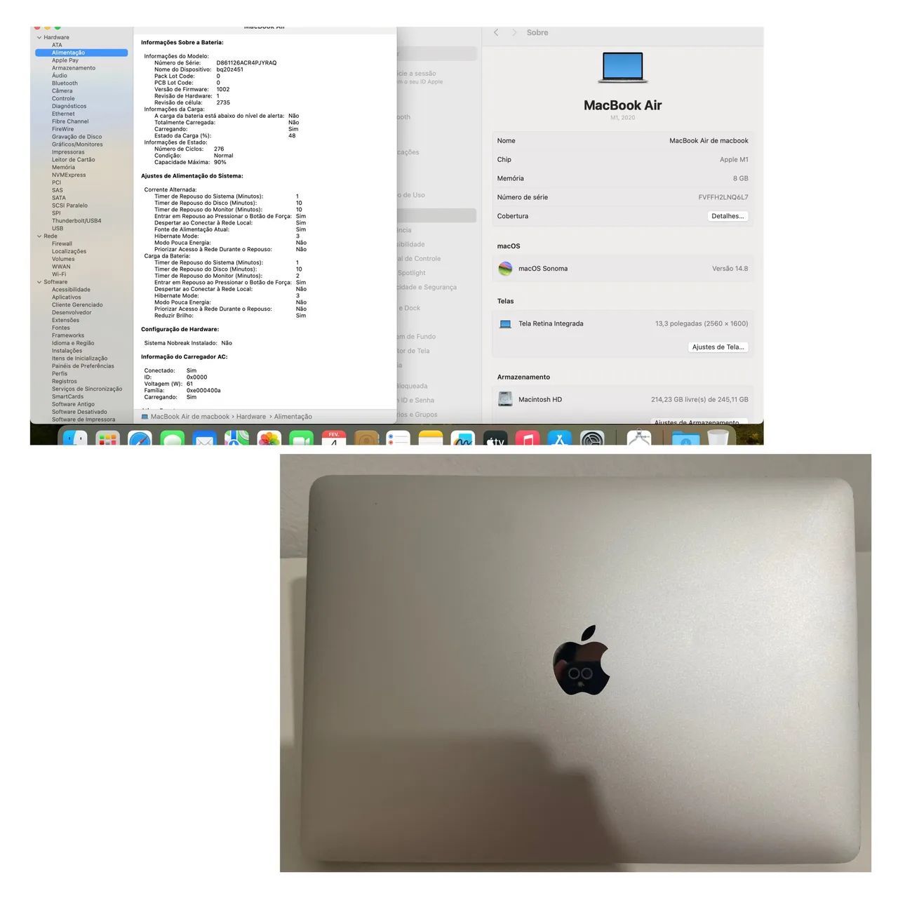 MacBook Air m1 8/256gb - Foto 5