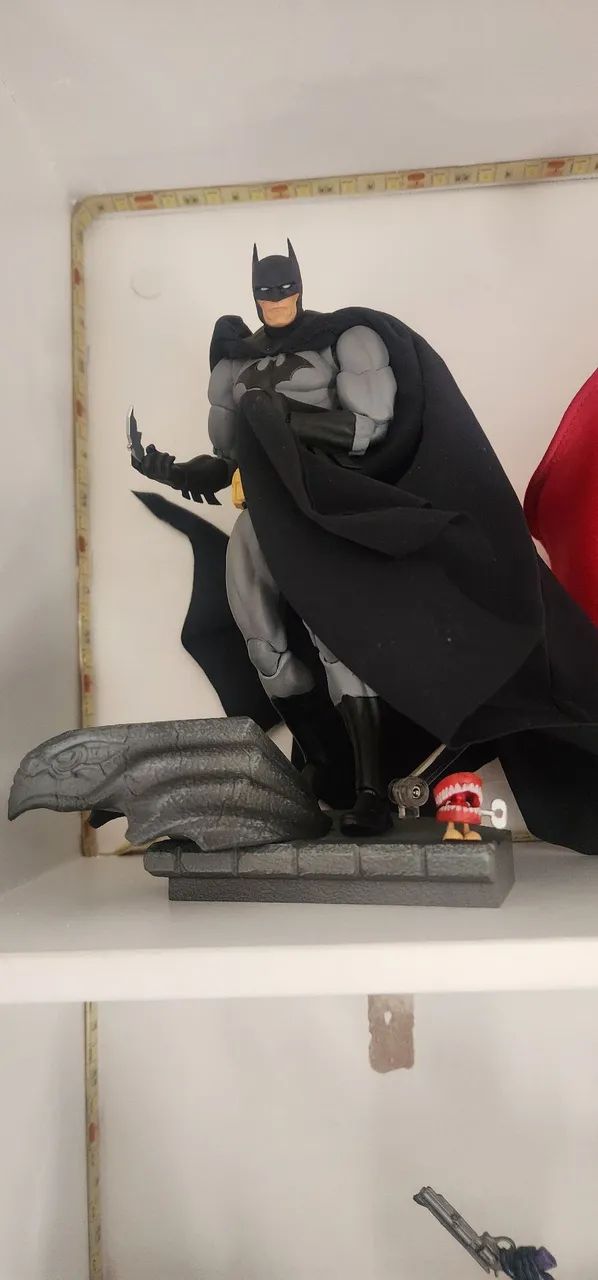 Batman Mafex Original completo com caixa + head extra - Hobbies e