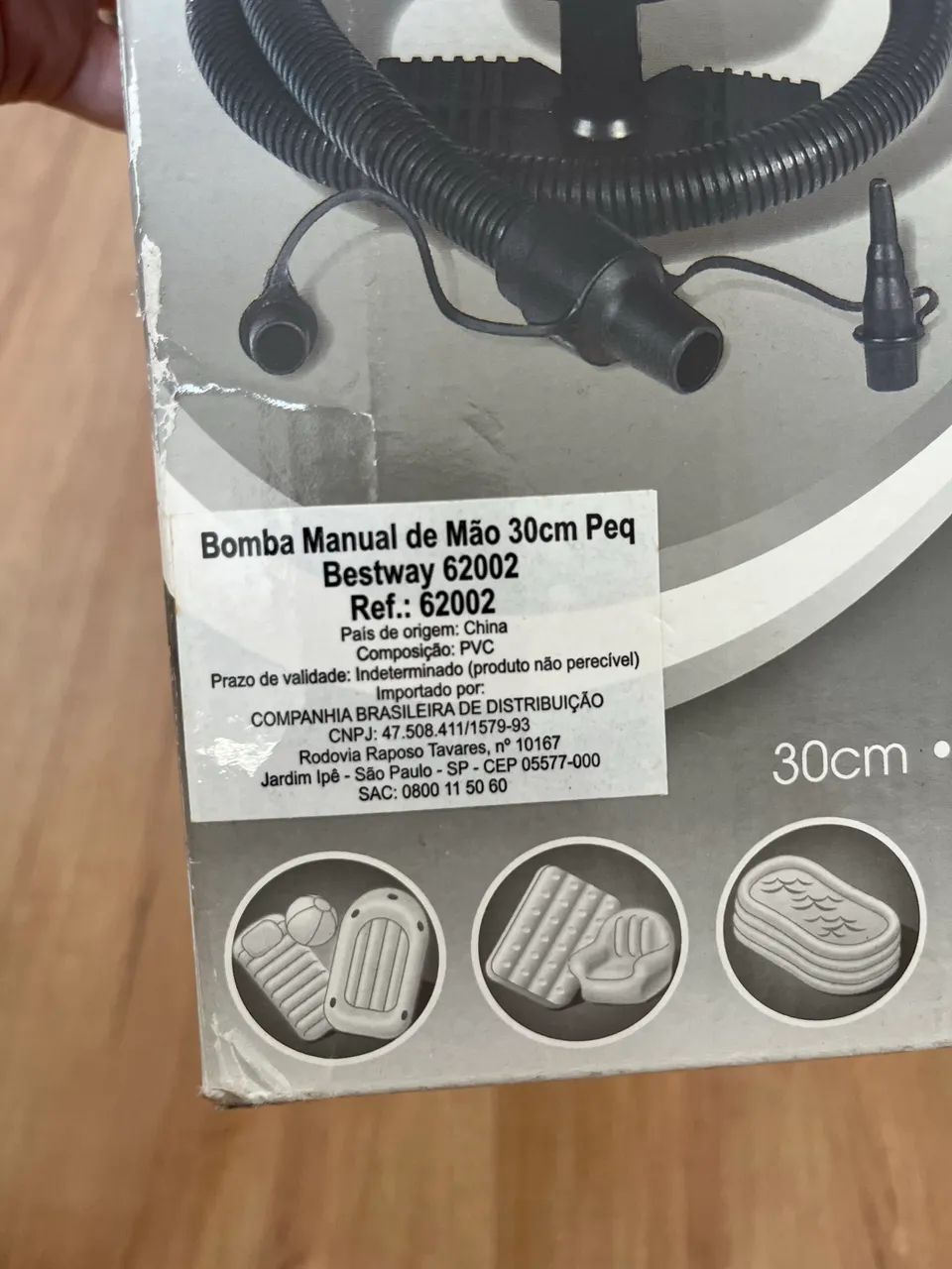 Bomba de Ar Manual Bestway 12? Air Hammer - Completa  - Foto 2
