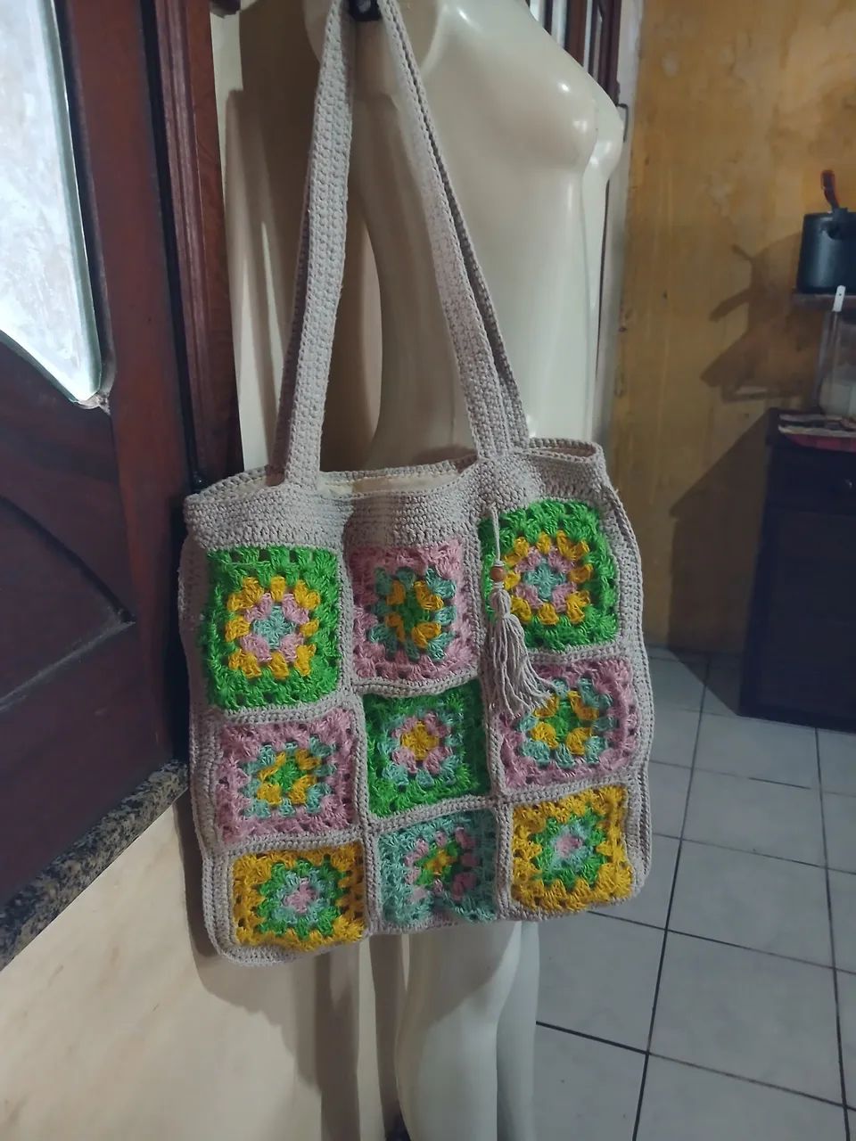 Vendo bolsa de crochê  - Foto 3