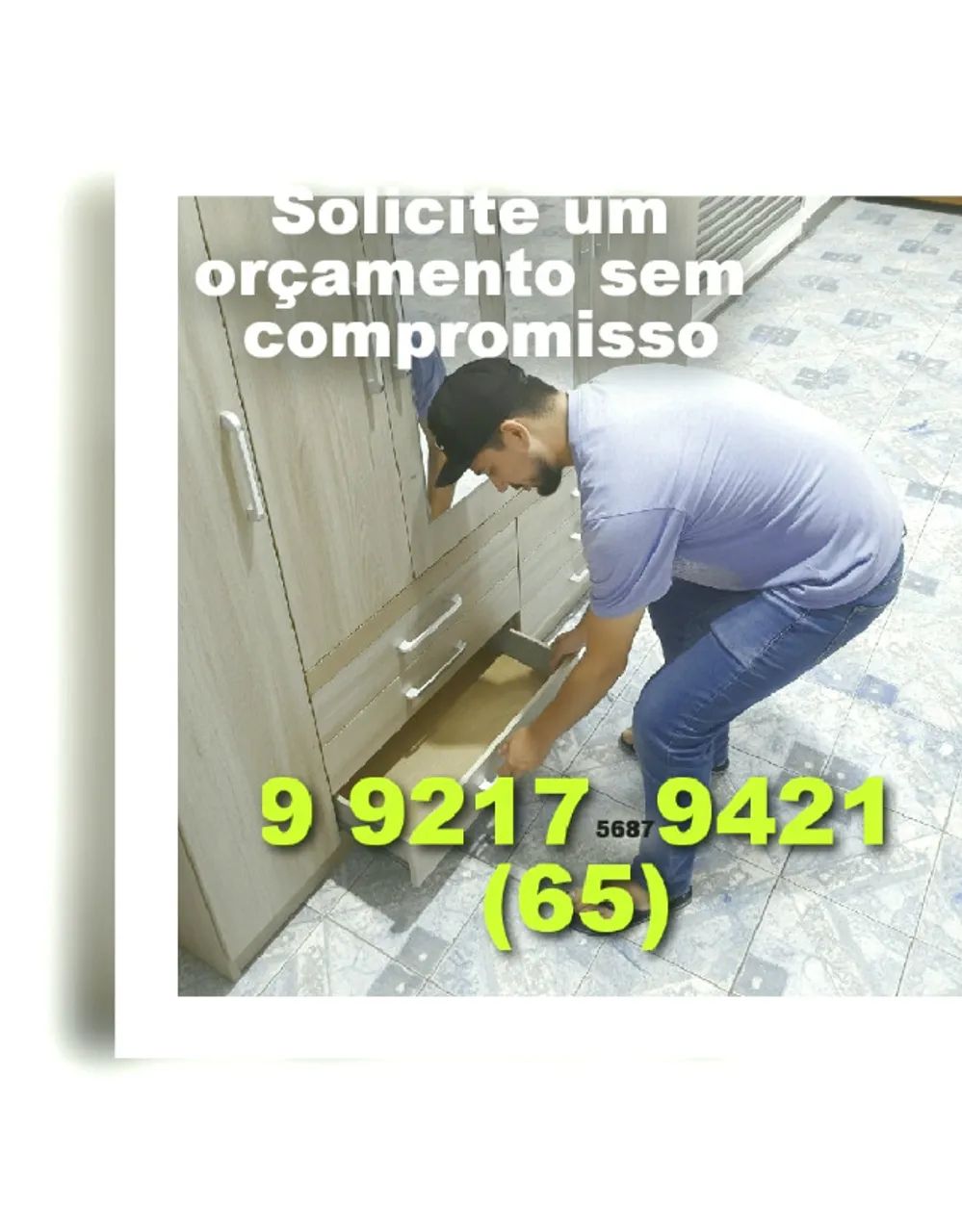 Montagem de Móveis em quartos, kitnets, iats