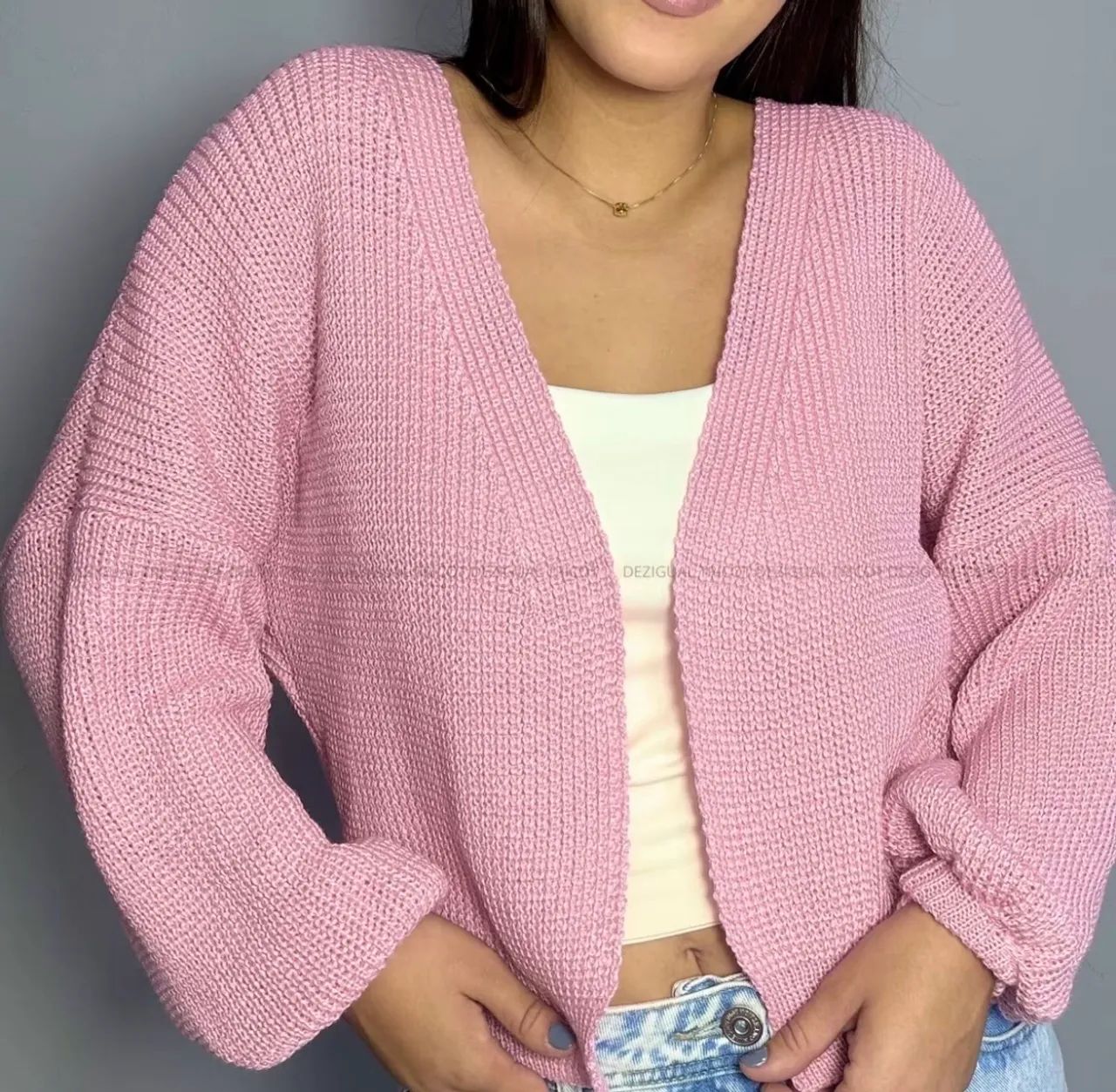 Cardigan feminino tricot - Foto 3