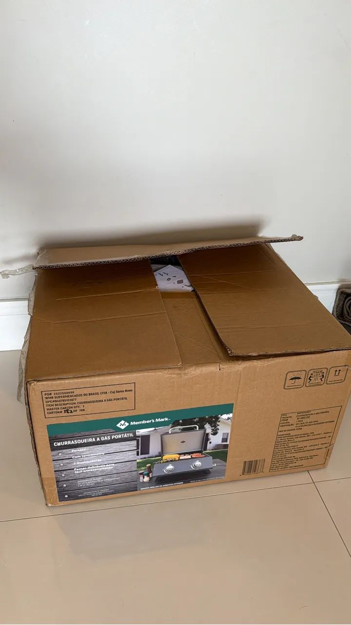 Churrasqueira a gás 