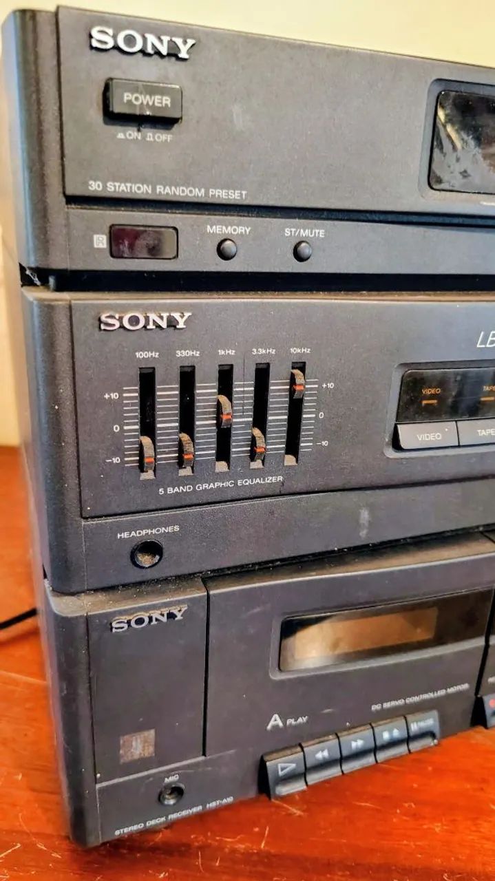 SONY 3x1 System Modular modelo LBT A10 década de 90 - Foto 5