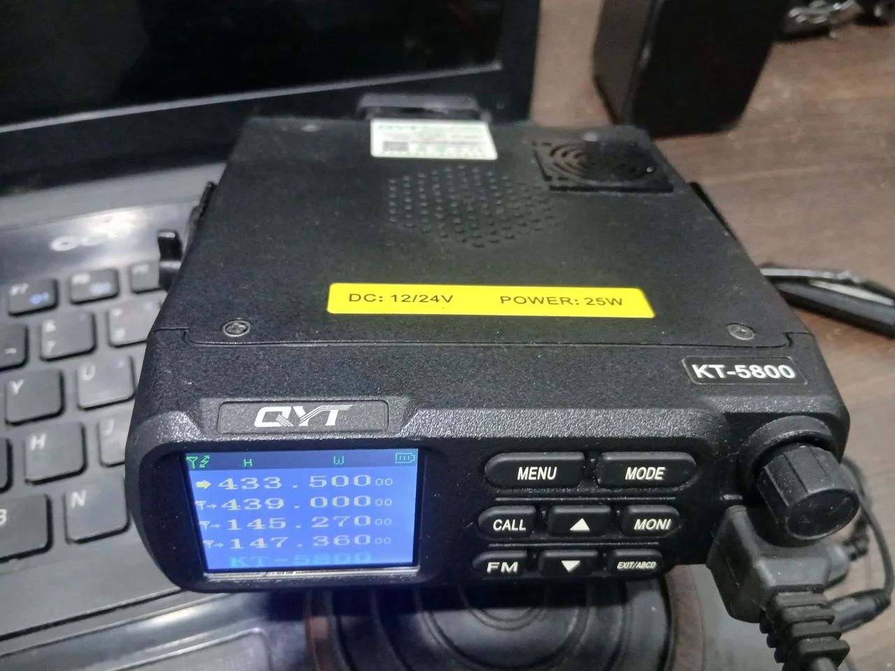 Rádio qyt kt5800 dual band