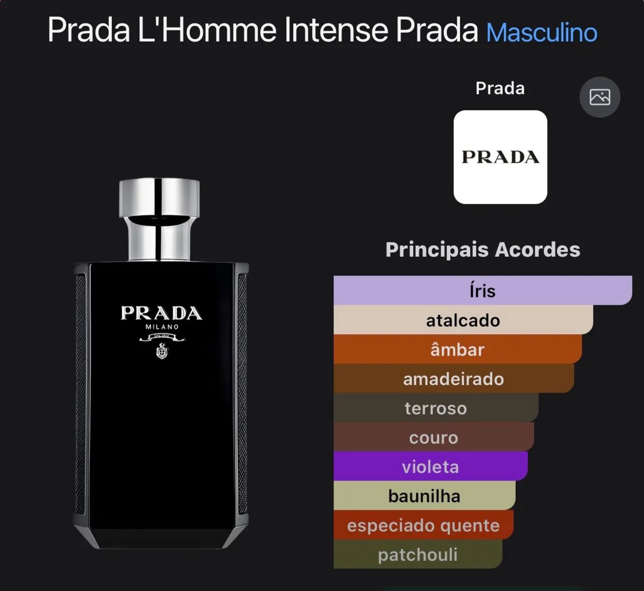 Perfume L?Homme Intense Prada - Foto 3
