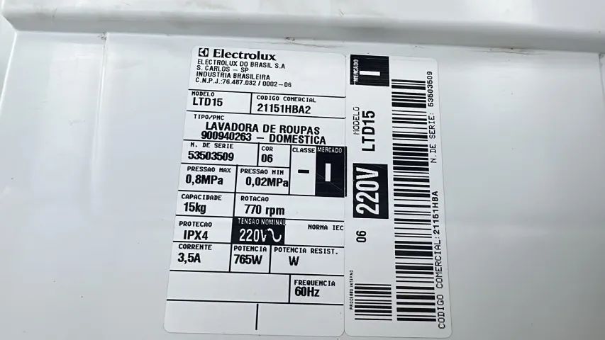 Máquina de Lavar 15kg - Foto 2