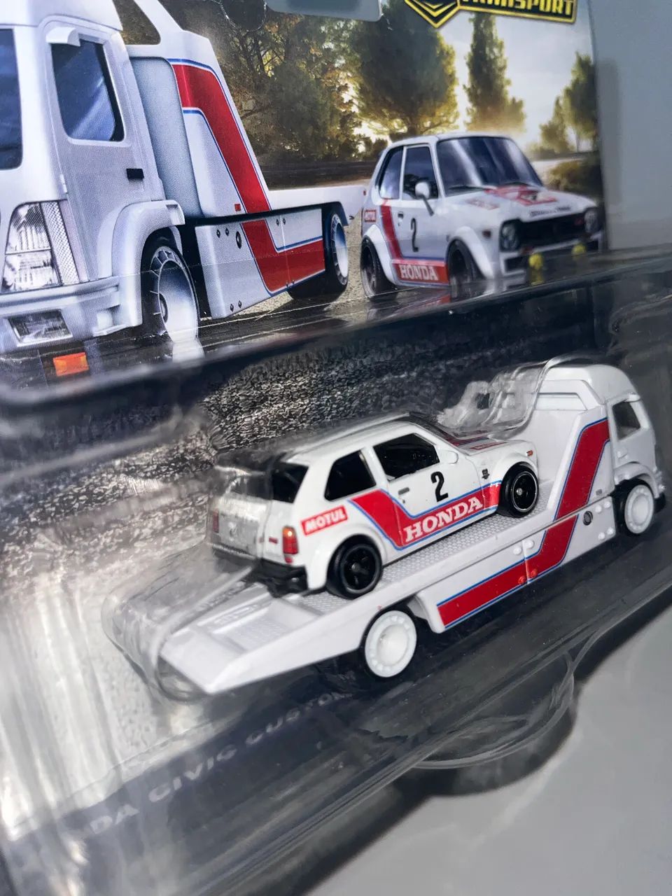 Team Transport Honda Hotwheels 1:64 - Foto 3