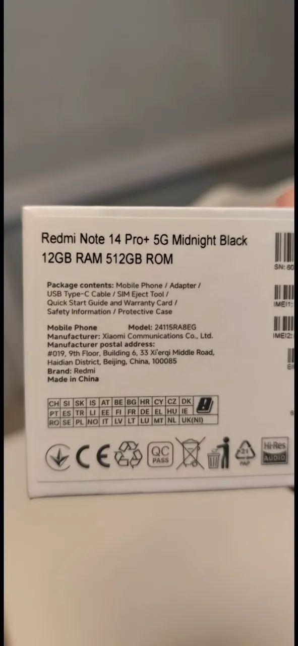 SMARTPHONE XIAOMI REDMI NOTE 14 PRO+ 512Gb 12+12Gb RAM  - Foto 2