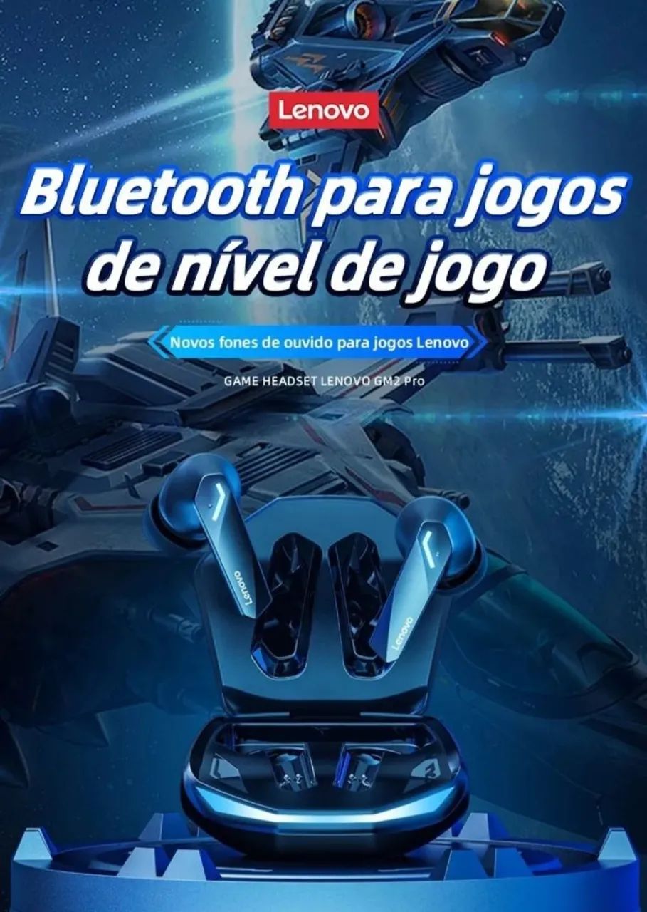 Fone Bluetooth Lenovo GM2 Pro - Foto 4