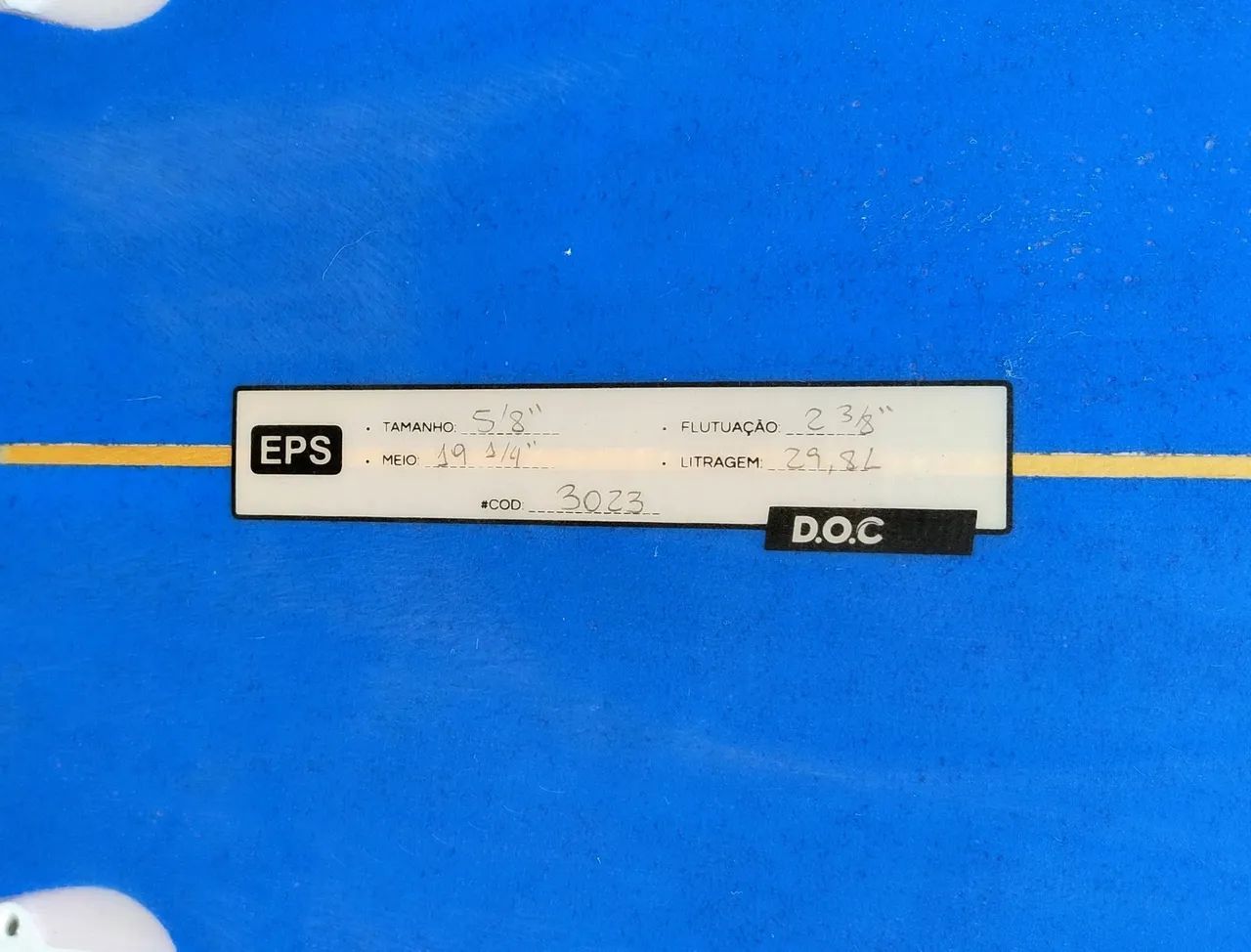 Prancha 5'8" / 29.8 L. Epóxi  - Foto 3