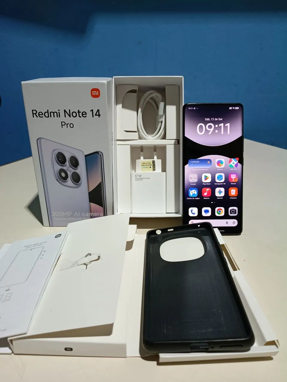 Redmi Note 14 Pro 256 GB - 8 Ram - NFC - Câmera 200 MPX - Livre pra Testes.
