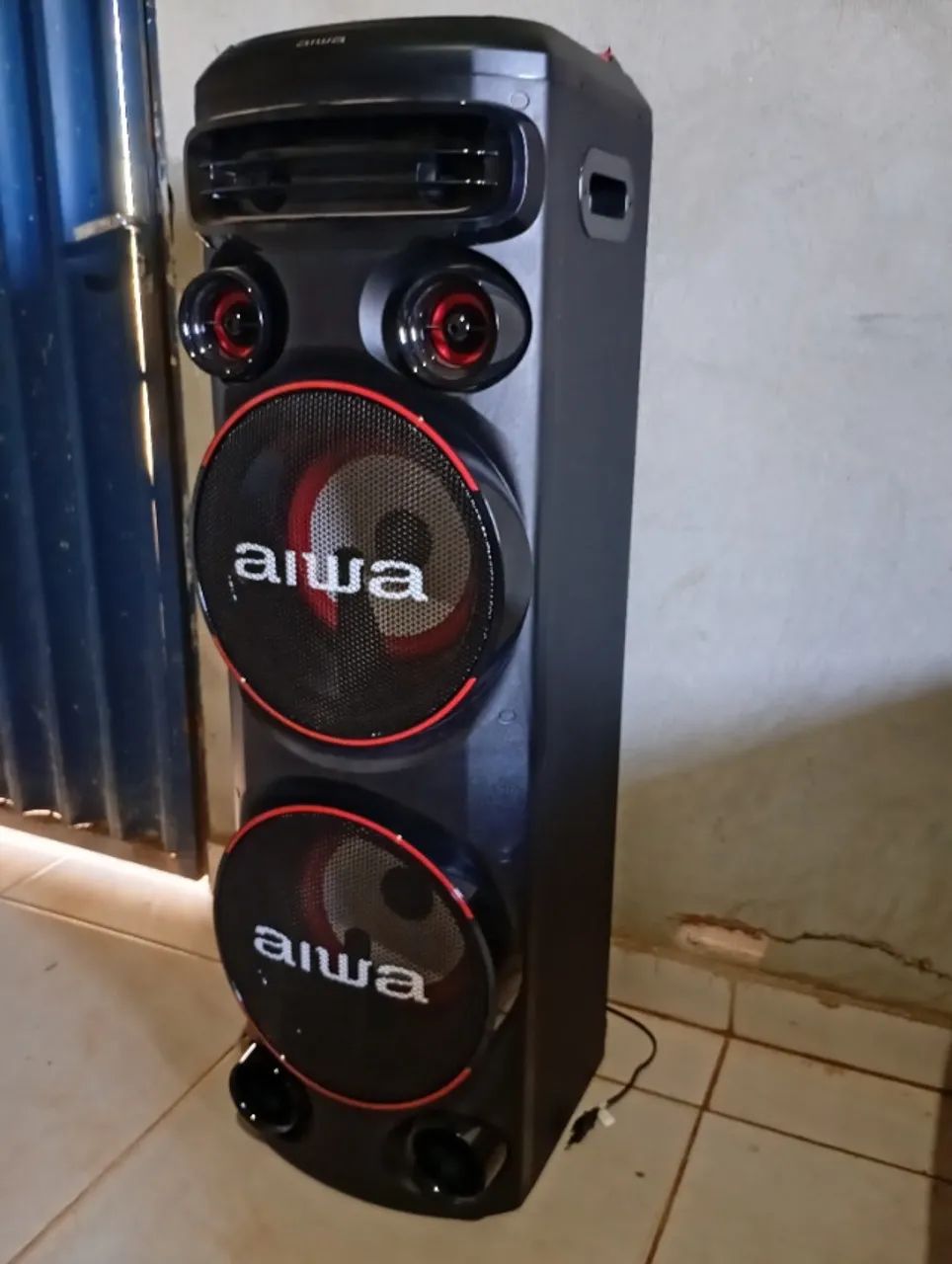 CAIXA DE SOM TORRE AIWA 2300W - Foto 2