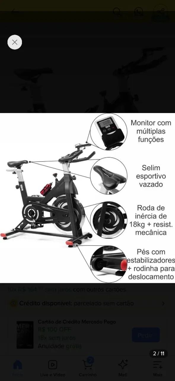 Bicicleta ergométrica Odin  - Foto 5