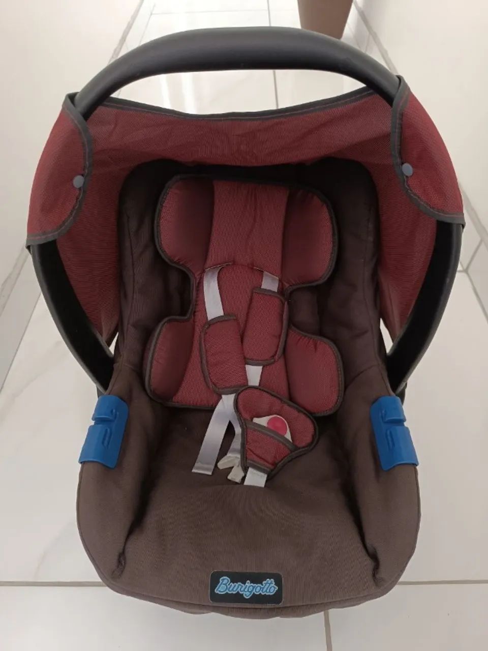 Carrinho de Bebê com Bebê Conforto Rio K Burigotto - Foto 4