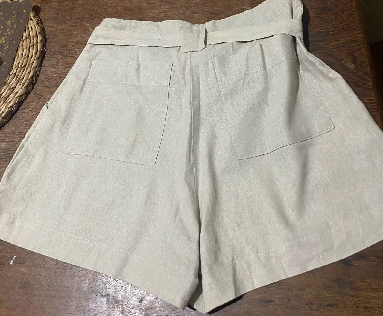 Short de linho nunca usado P  - Foto 4