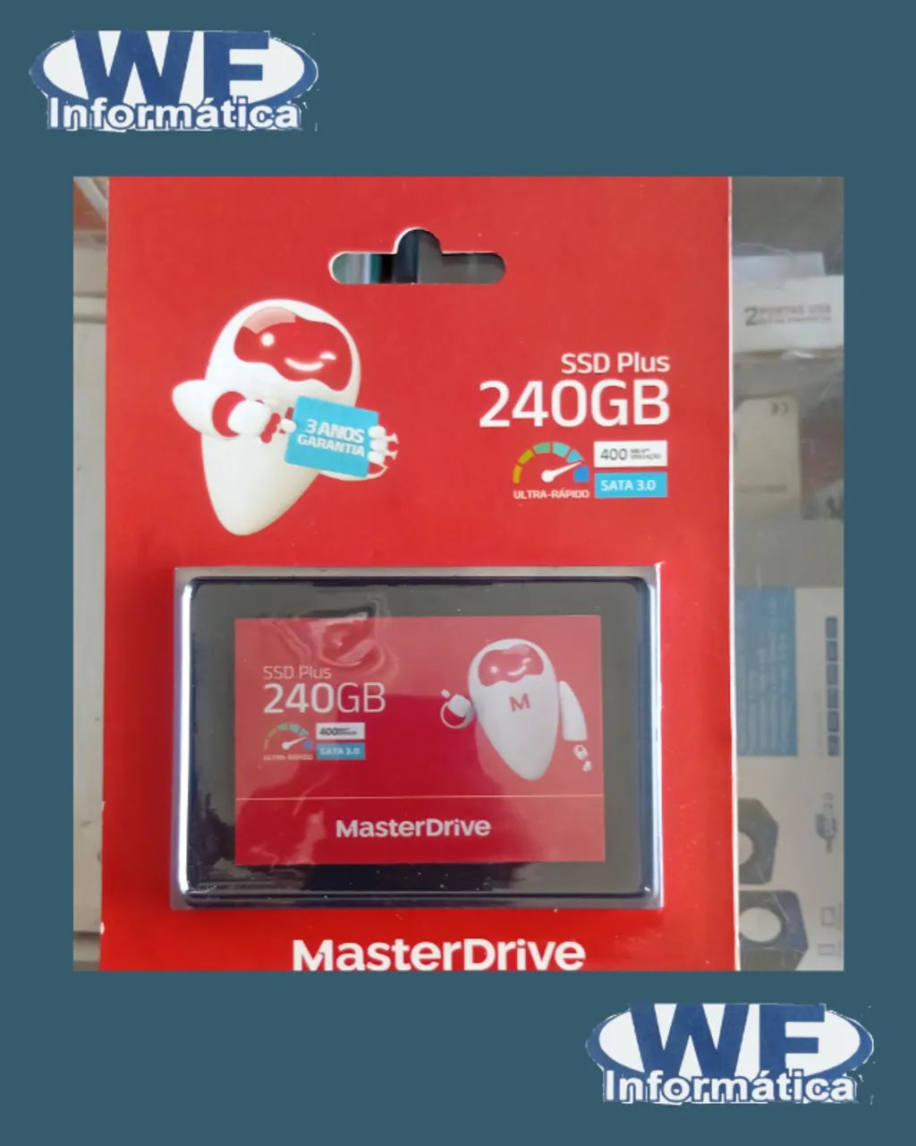 SSD PLUS DE 240GB SATA 3.0 MASTERDRIVE 