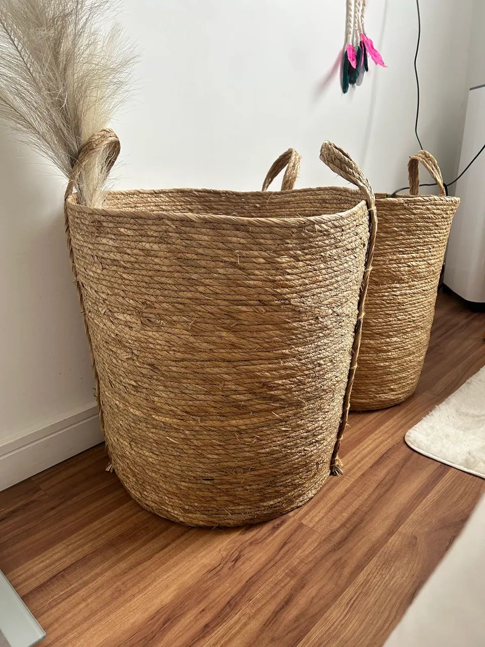 Dois cachepot de palha super elegante  - Foto 4
