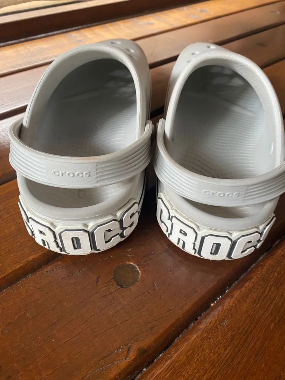 Crocs Original Cinza - Tamanho 38/39 | Excelente Estado - Foto 2