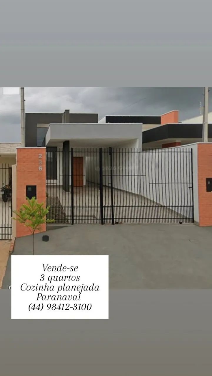 Casa - 3 quartos - Cozinha planejada
