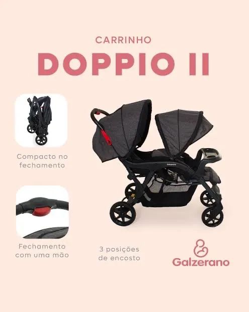 Carrinho de gêmeos  - Foto 3