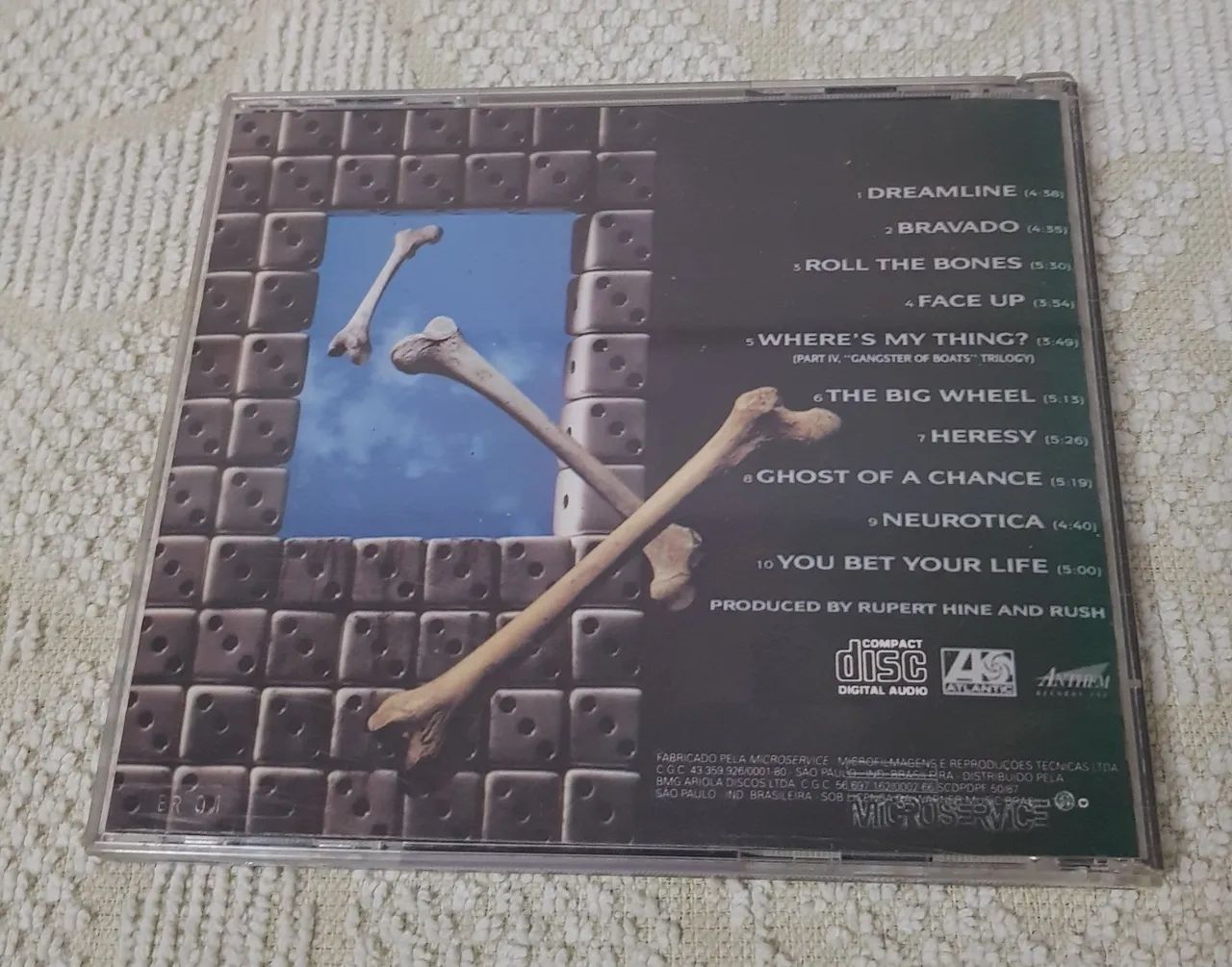 Rush - Cd ( Roll the bones ) - Foto 2