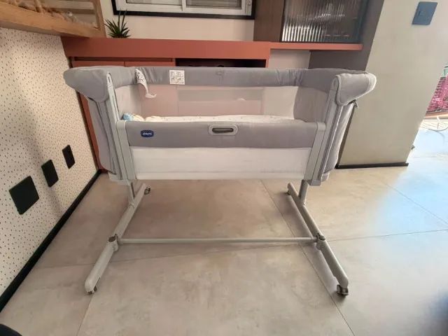Berço Next2Me Magic Evo Co-Sleeping com Balanço 0-9kg Chicco - Foto 3