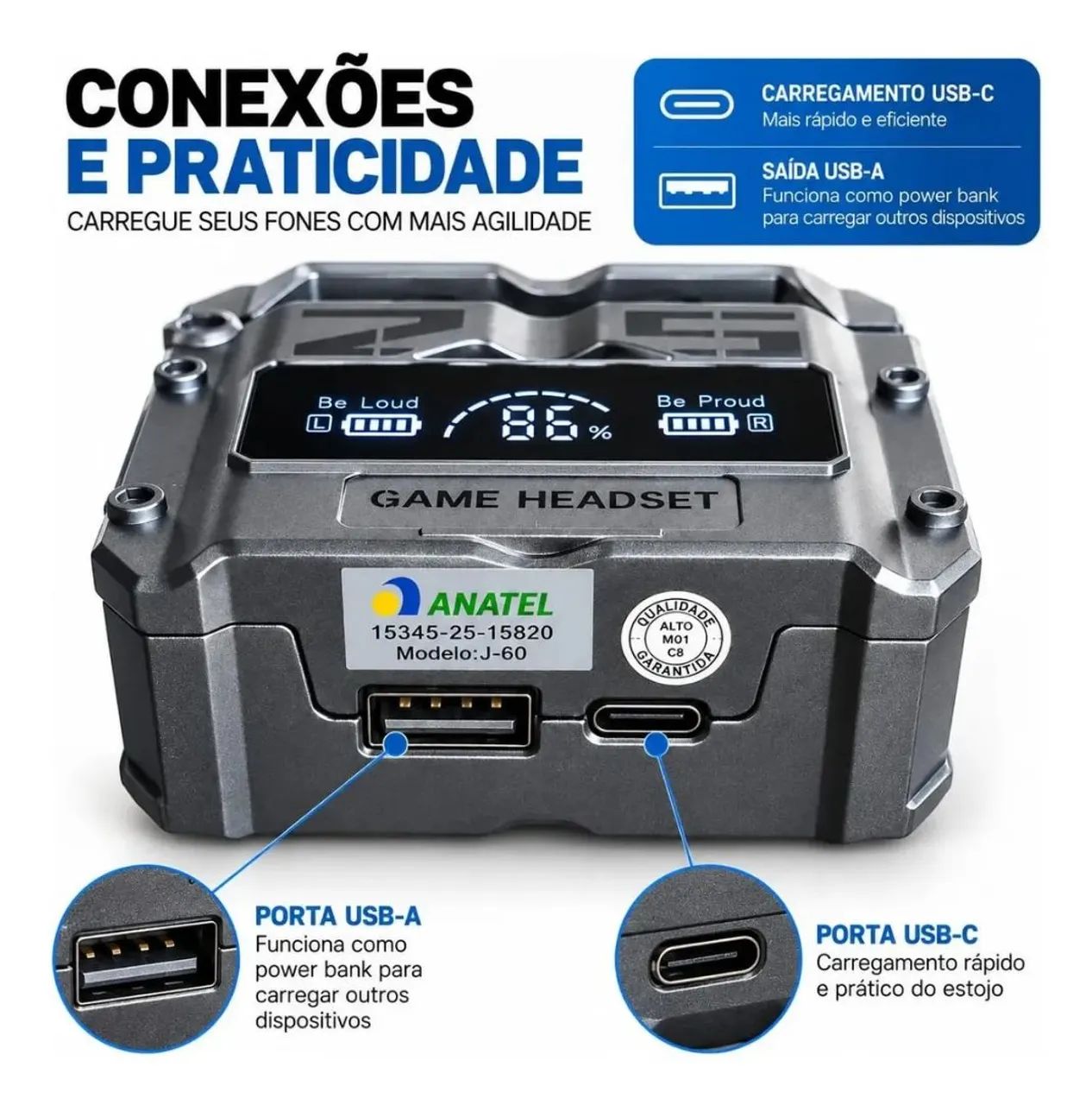 Fone Bluetooth M25 Novo - Foto 3