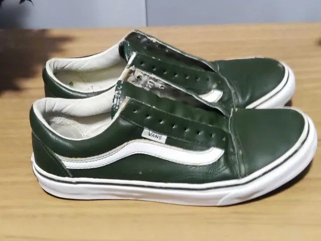 tênis vans verde de couro 39 - Foto 3