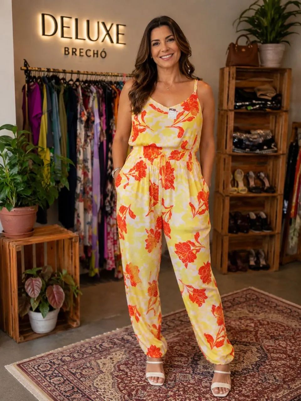Vestidos conjunto  de calça  e blusa  ótimo  estado  - Foto 3