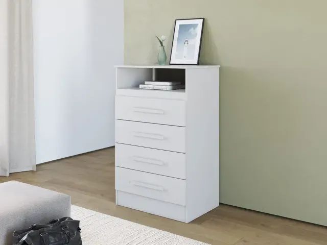 Cômoda 4 gavetas _ 100% MDF 