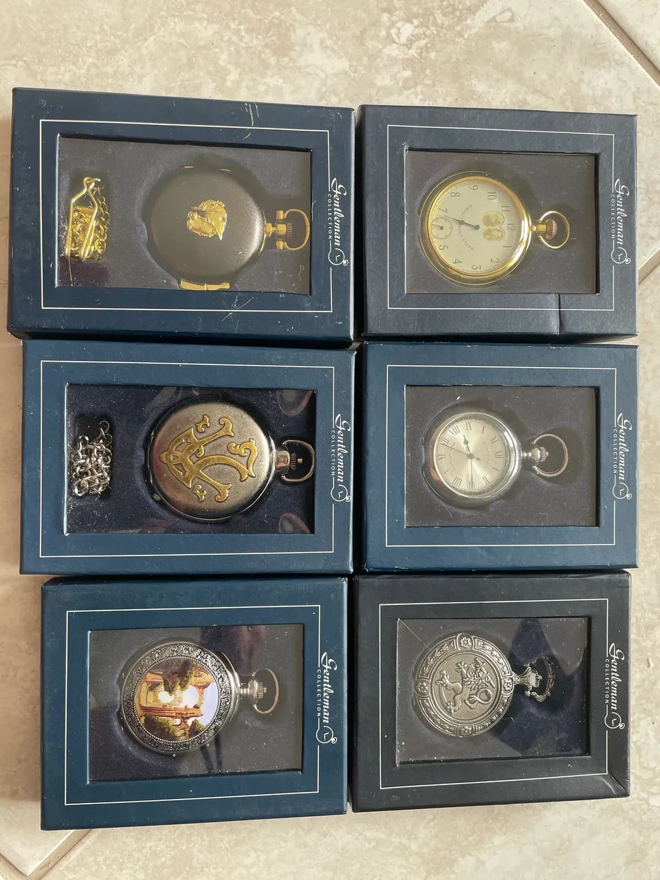 Gentleman Collection 6 Relógios coleção