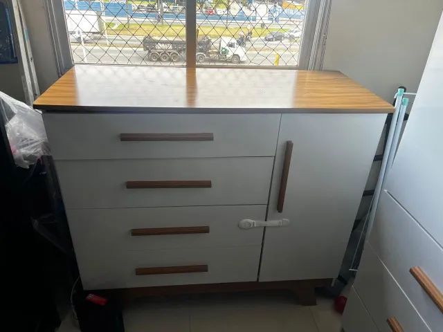 Quarto bêbê - Berço/Cômoda/Colchão - Foto 2