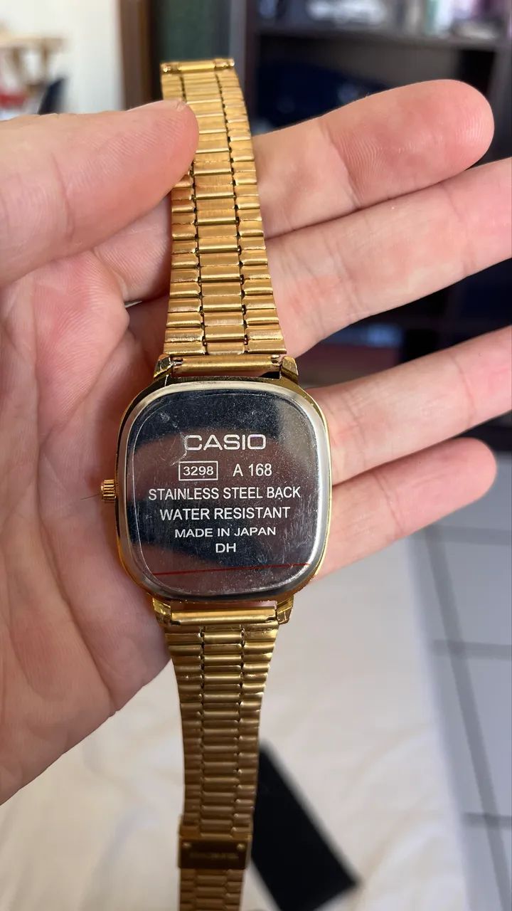 Relógio Casio dourado - Foto 4