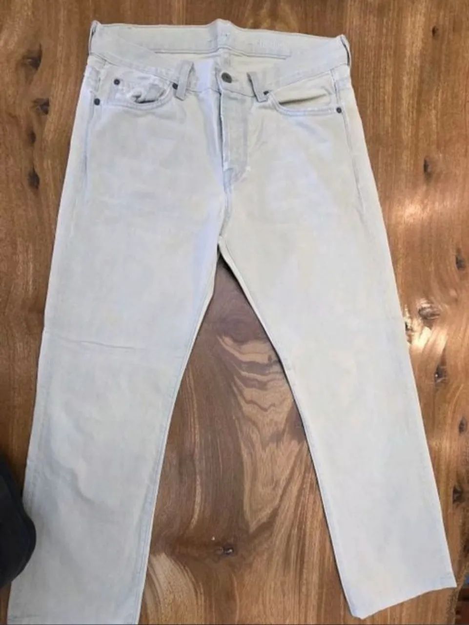 calça jeans 7 for all mankind bege - Foto 4