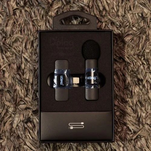 Microfone de Lapela Sem Fio Para iPhone - Entrega Grátis - Foto 2