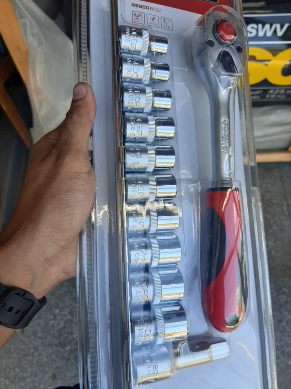 Jogo de Soquetes 1/2" 12 Peças - Gedore Red - Foto 2