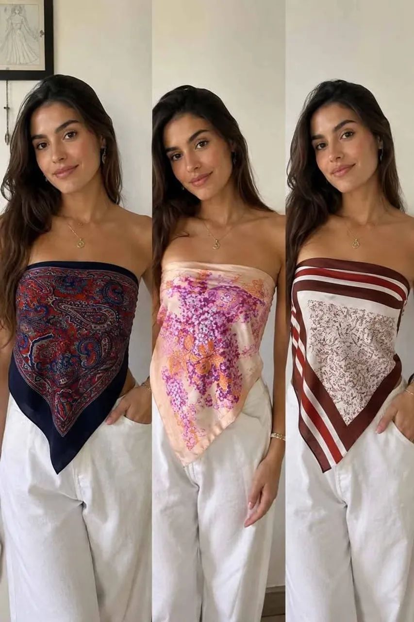 ? LENÇOS LINDOS E ELEGANTES ? Preço dos 3 juntos - Foto 4