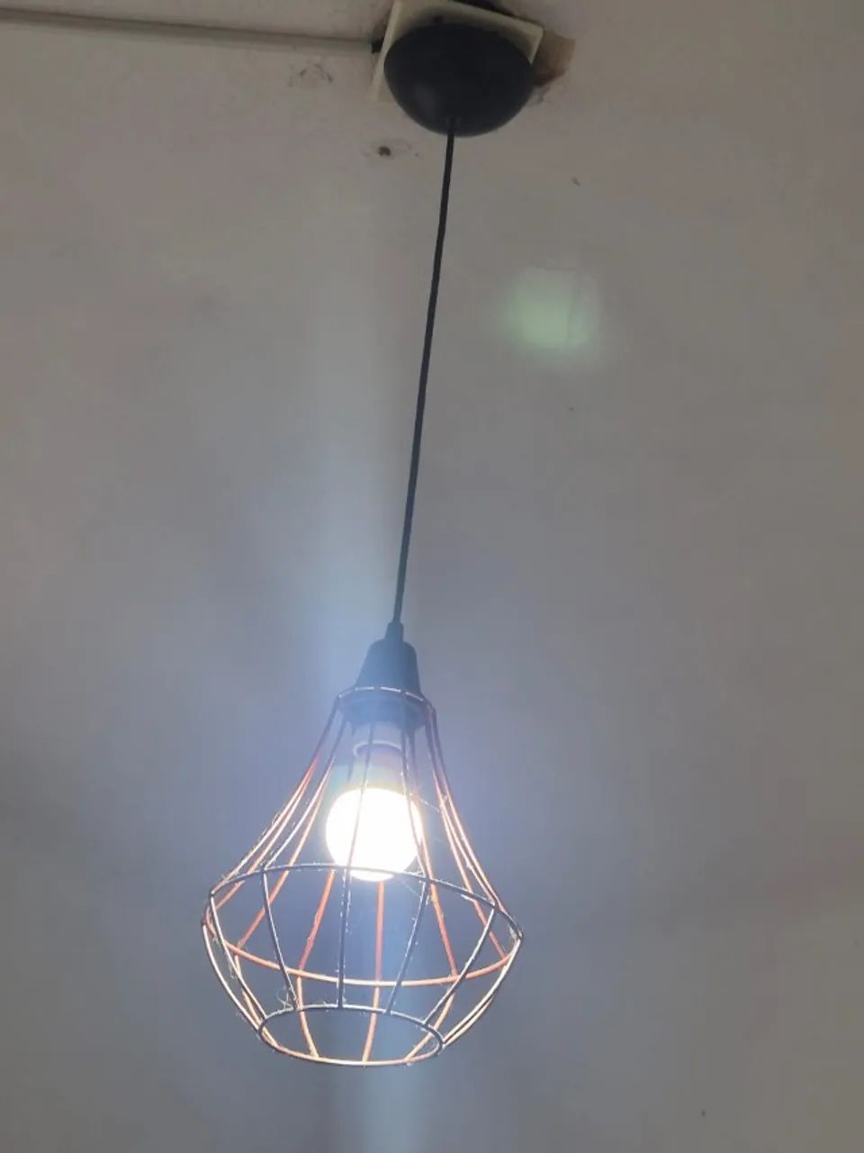 3 Luminárias de Teto em Ótimo Estado - Aceito Ofertas - Foto 6