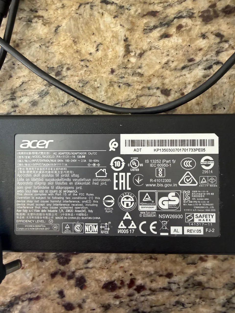 Fonte Original Notebook Acer Nitro  - Foto 2