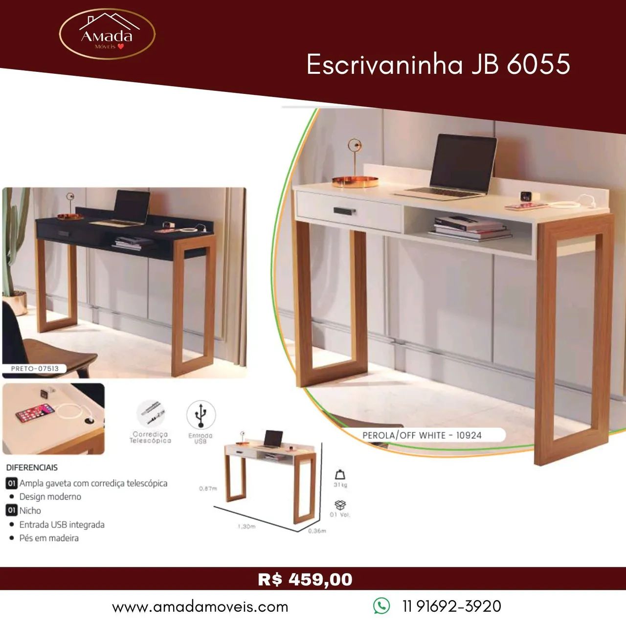 Escrivaninha jb6055