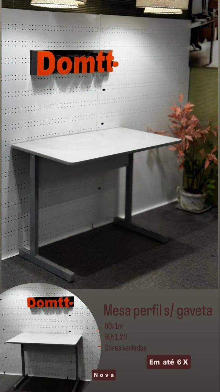Mesa Escrivaninha para escritório 1mt - Foto 5