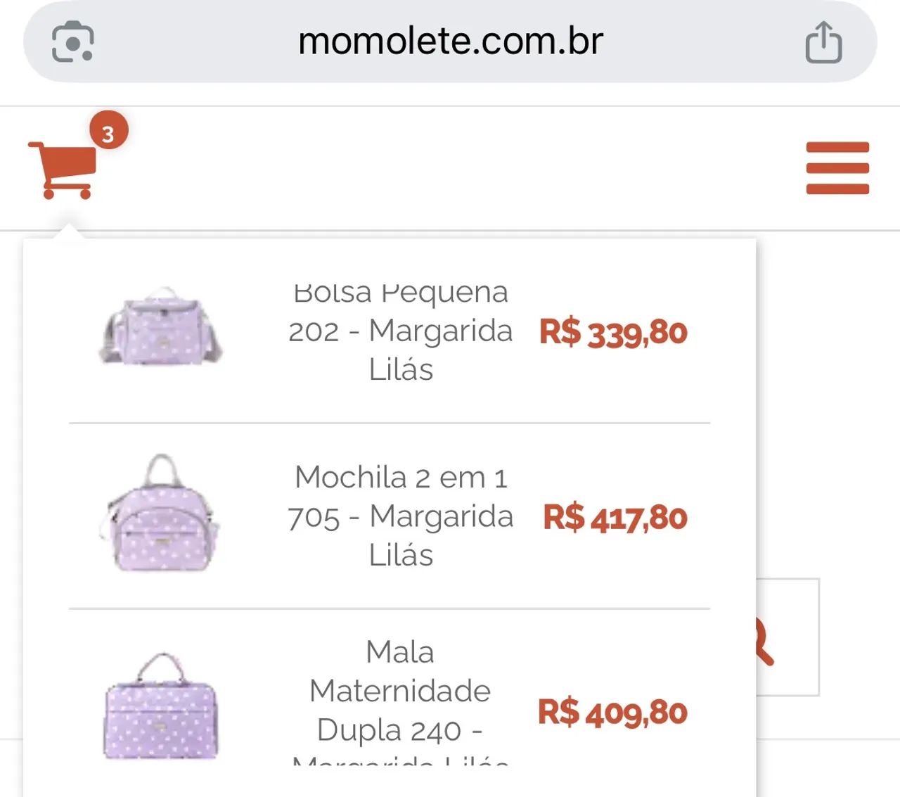 Bolsa maternidade momolete - Foto 3