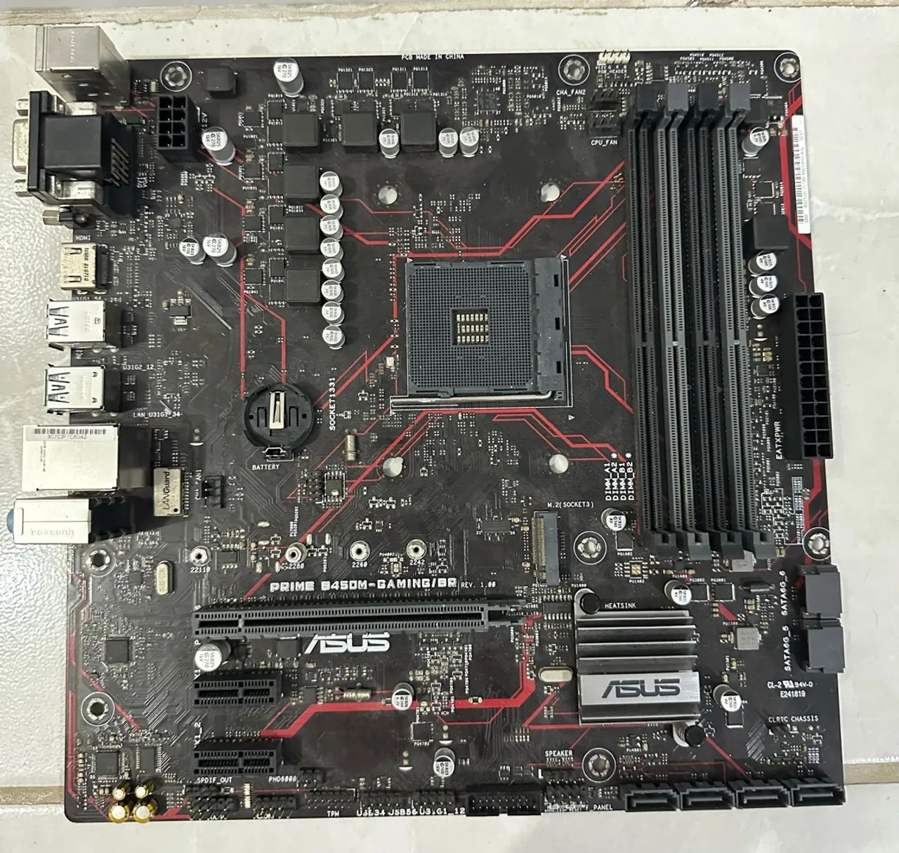 Placa mãe asus b450-m