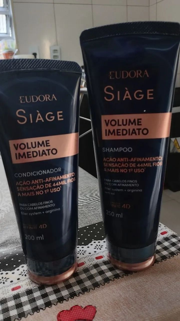 Shampoo e condicionador 