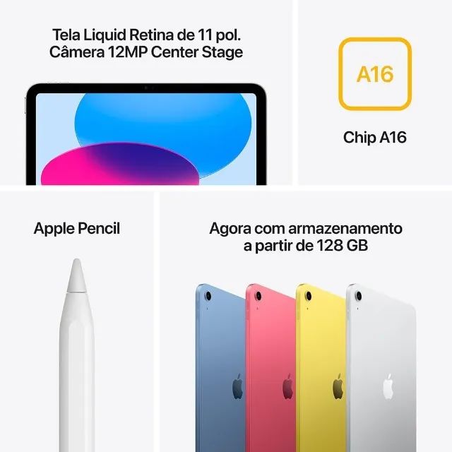 iPad A16 (Wi-Fi, 128 GB) - ROSA - Foto 2