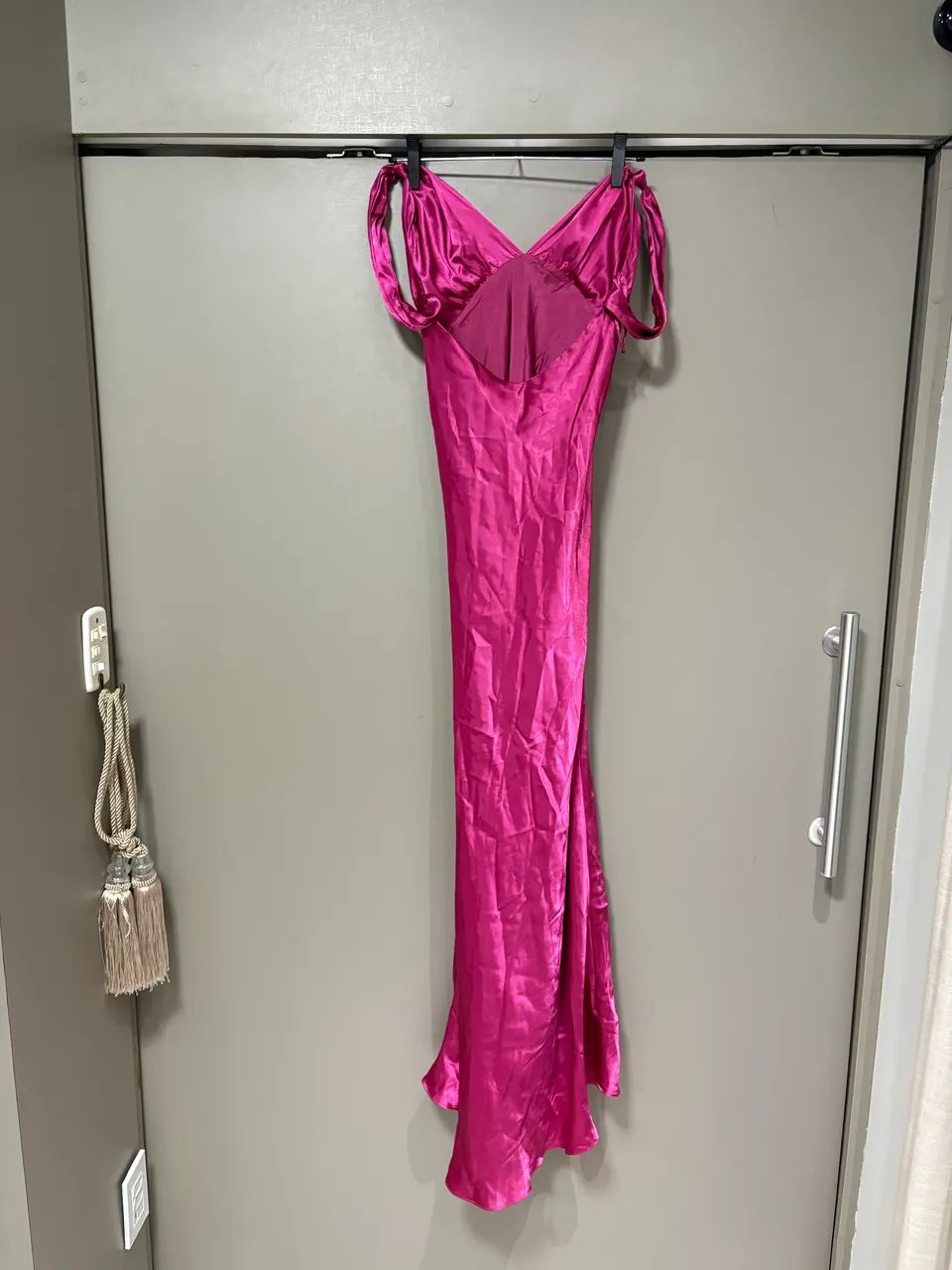 Vestido longo rosa de festa - Foto 2
